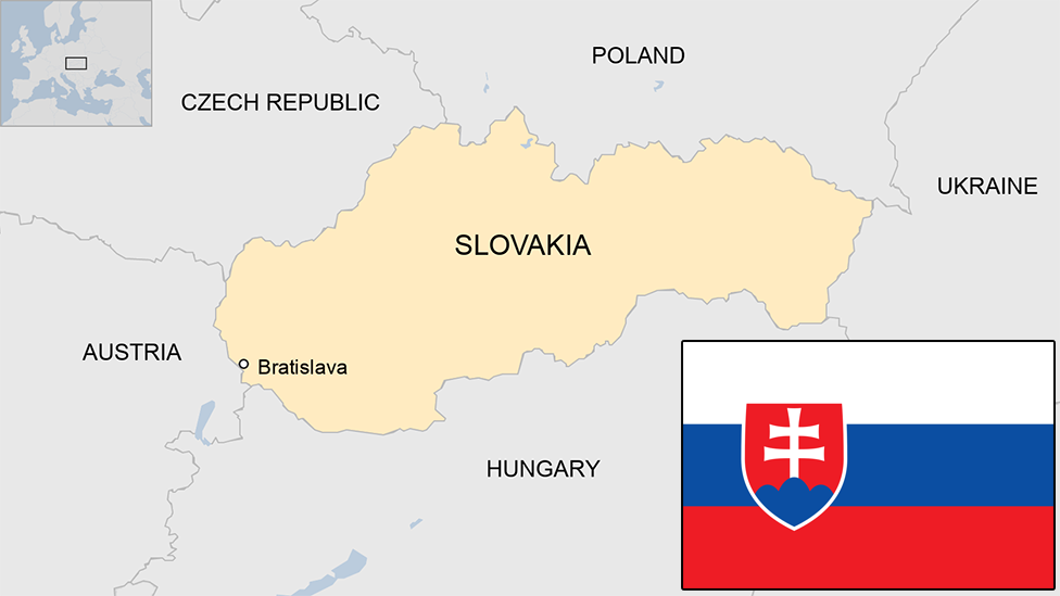 Map of Slovakia