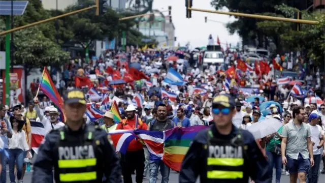 Marcha en Costa Rica