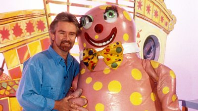 Mr. Blobby and Noel.