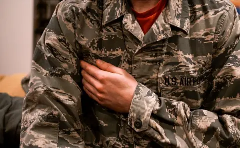 Jared Stapp Max in his USAF uniform