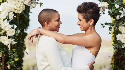 Getty Images Two women getting married