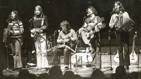 The Fureys.com The Fureys on stage in Germany in the late 1970s