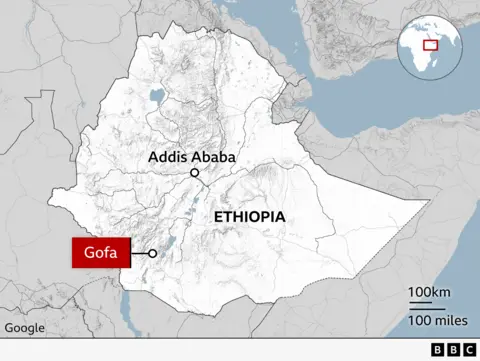 Map of Ethiopia