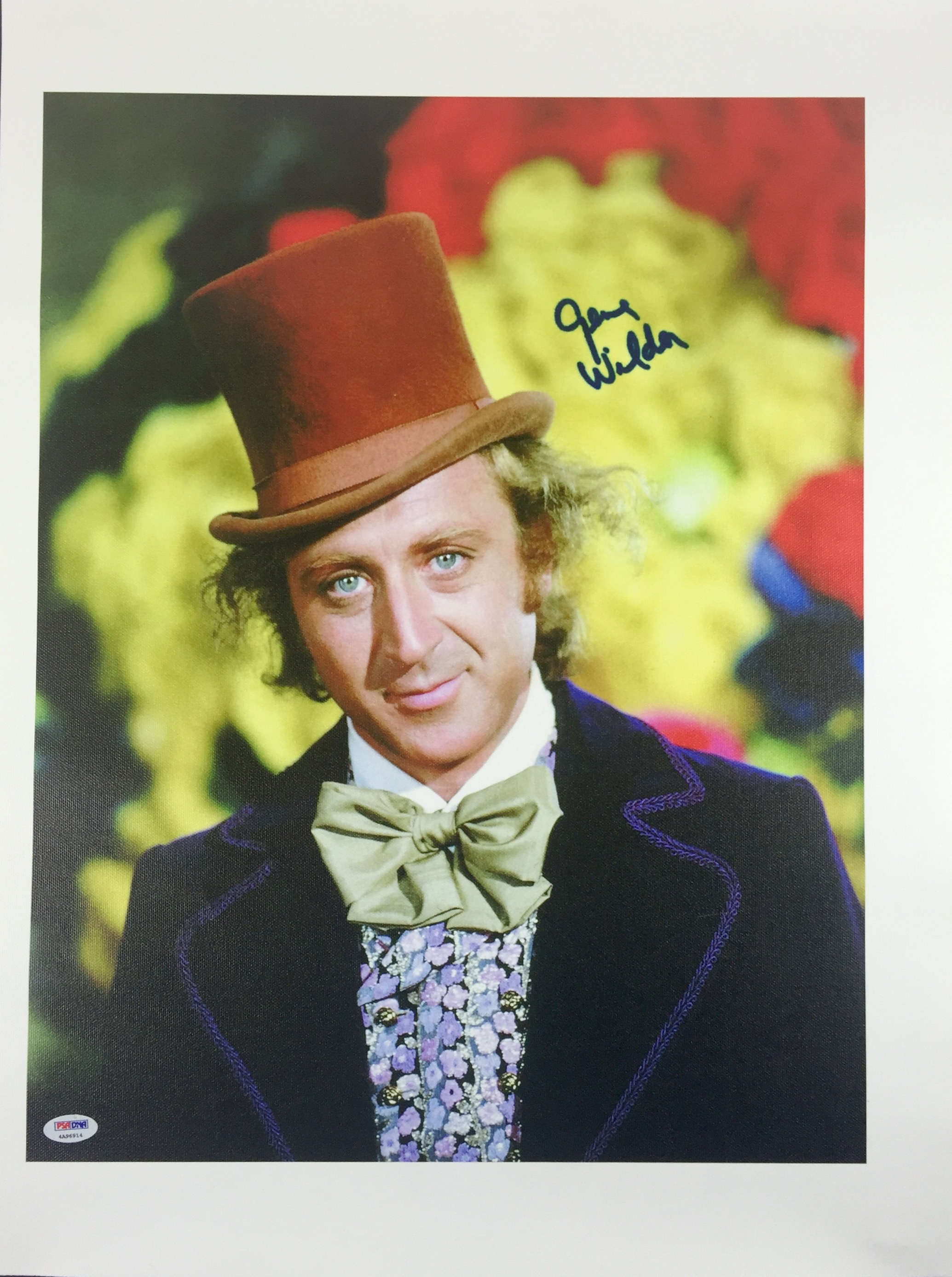 Lot Detail - Gene Wilder Signed 18