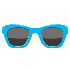 Light Blue Sunglasses