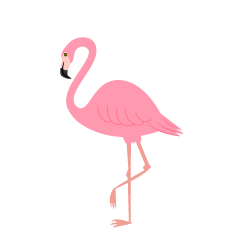 Standing Flamingo