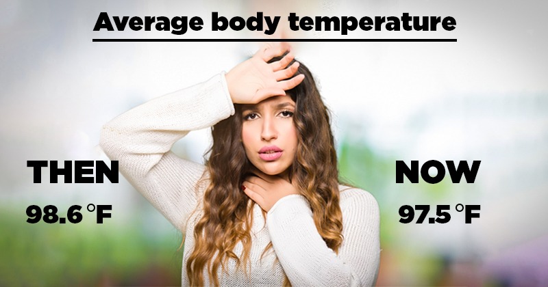 The Average Body Temperature Is Not 98.6°F Anymore. We're Cooling Down.