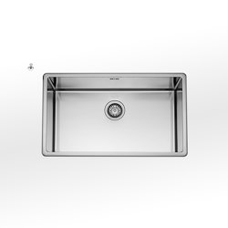 Built-in bowls radius
VFR 475 | Éviers de cuisine | ALPES-INOX