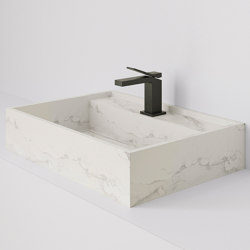 Hydra 60x43 Larsen Super Blanco-Gris Natural | Wash basins | INALCO