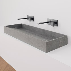 Hydra WT 117x43 Senda Gris Natural | Wash basins | INALCO