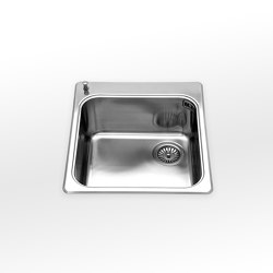 Built-in bowls radius 60 depth 51
VF 546-D | Éviers de cuisine | ALPES-INOX