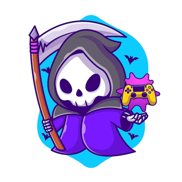 Grim reaper scythe cartoon - romilo