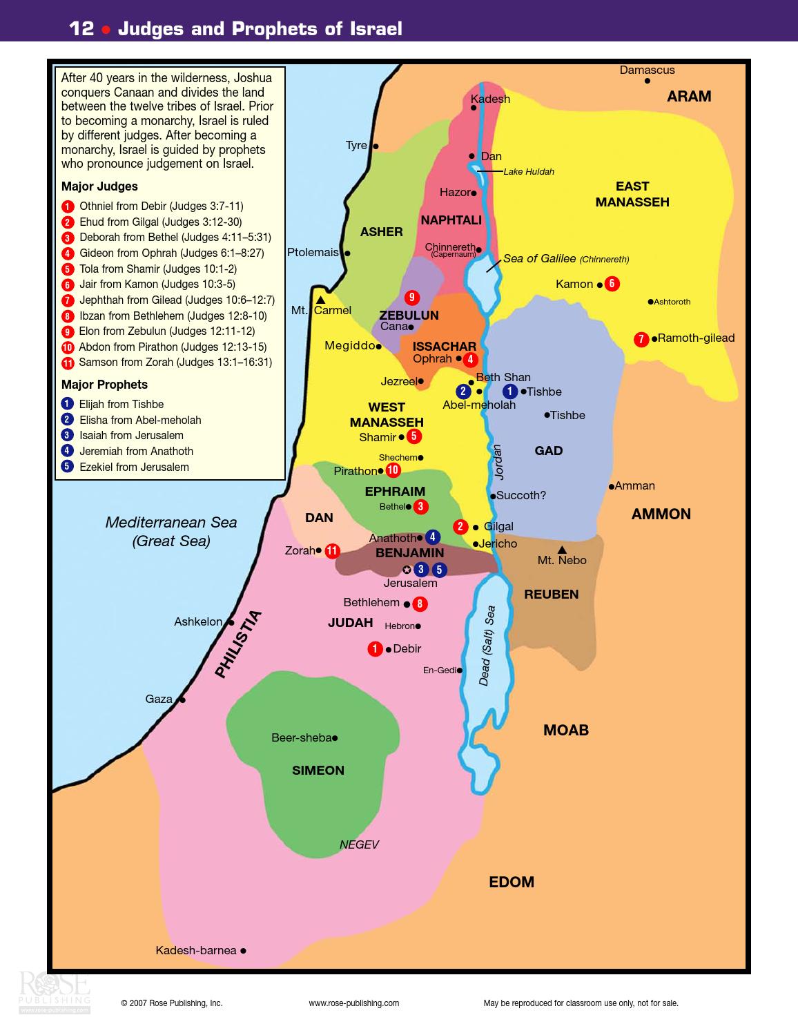 Then And Now Bible Maps