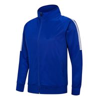 Customized Bright Blue Sports Track Suit Tracksuit for Men and Women