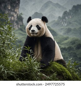 The Qinling panda is a unique subspecies of the giant panda (Ailuropoda melanoleuca qinlingensis) found exclusively in the Qinling Mountains of China. Distinguished by its smaller size.