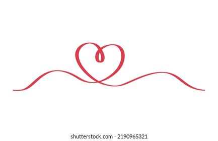 Hand Drawn Heart Line Art Concept Stock Vector (Royalty Free ...