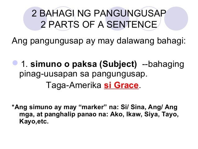 Solution Dalawang Bahagi Ng Pangungusap Banghay Aralin Studypool ...