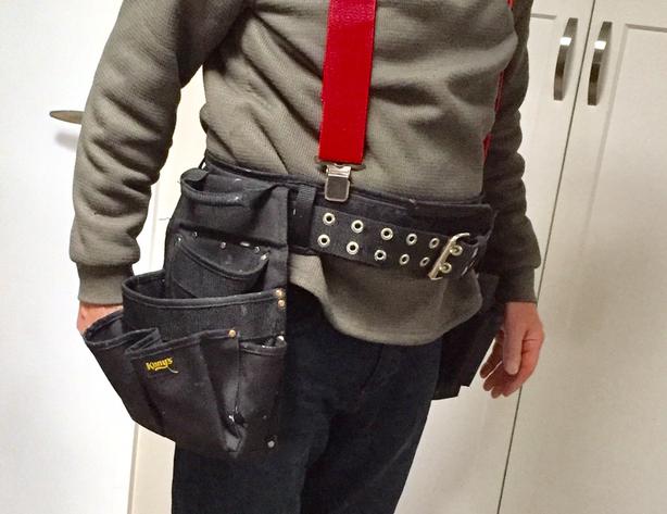 Kuny’s EL1609 tool belt with twenty pockets AND heavy-duty tool belt suspenders image 1