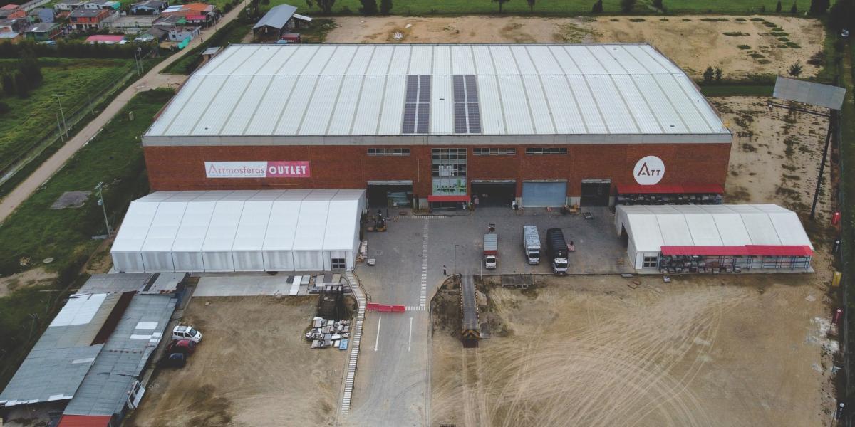 Aspectos de la recién inaugurada sala de ventas en el municipio de Tocancipá (Cundinamarca).