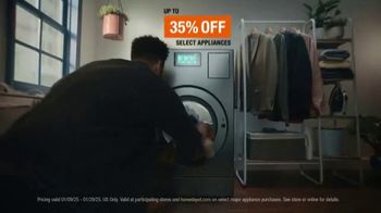 The Home Depot TV Spot, '35% Off Select Appliances'