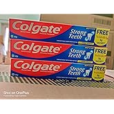 Colgate Toothpaste Dental Cream Strong Teeth - 100Gm (Pack of 3)