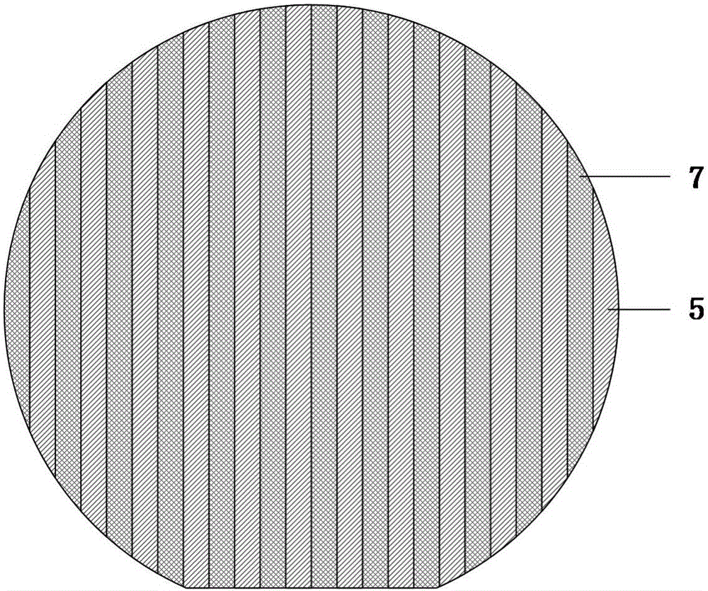 Fabrication method for wafer-level mono-axial strain Si on AlN-buried insulation layer based on non-crystallization and scale effect