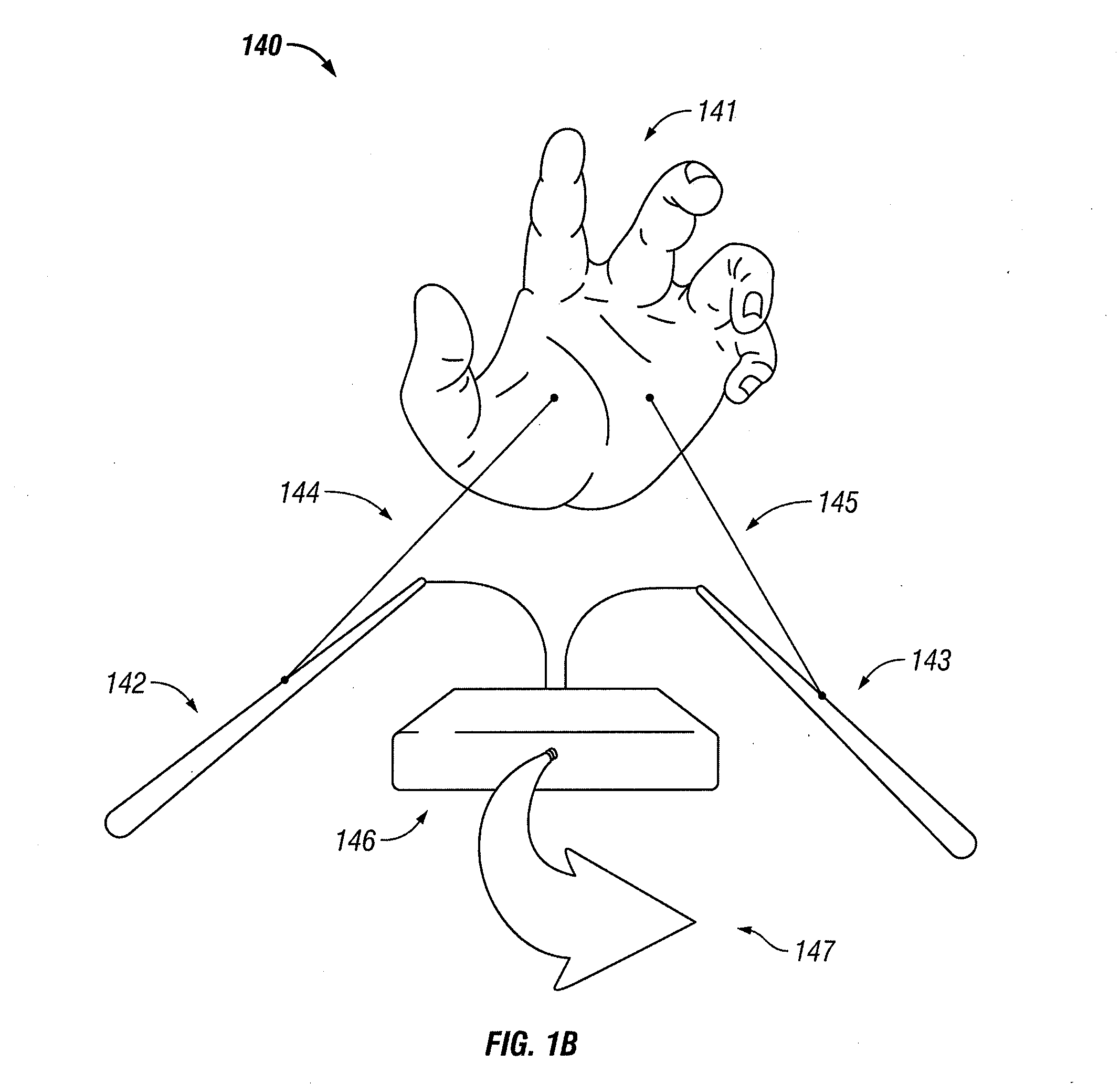 Method and apparatus for ranging detection of gestures