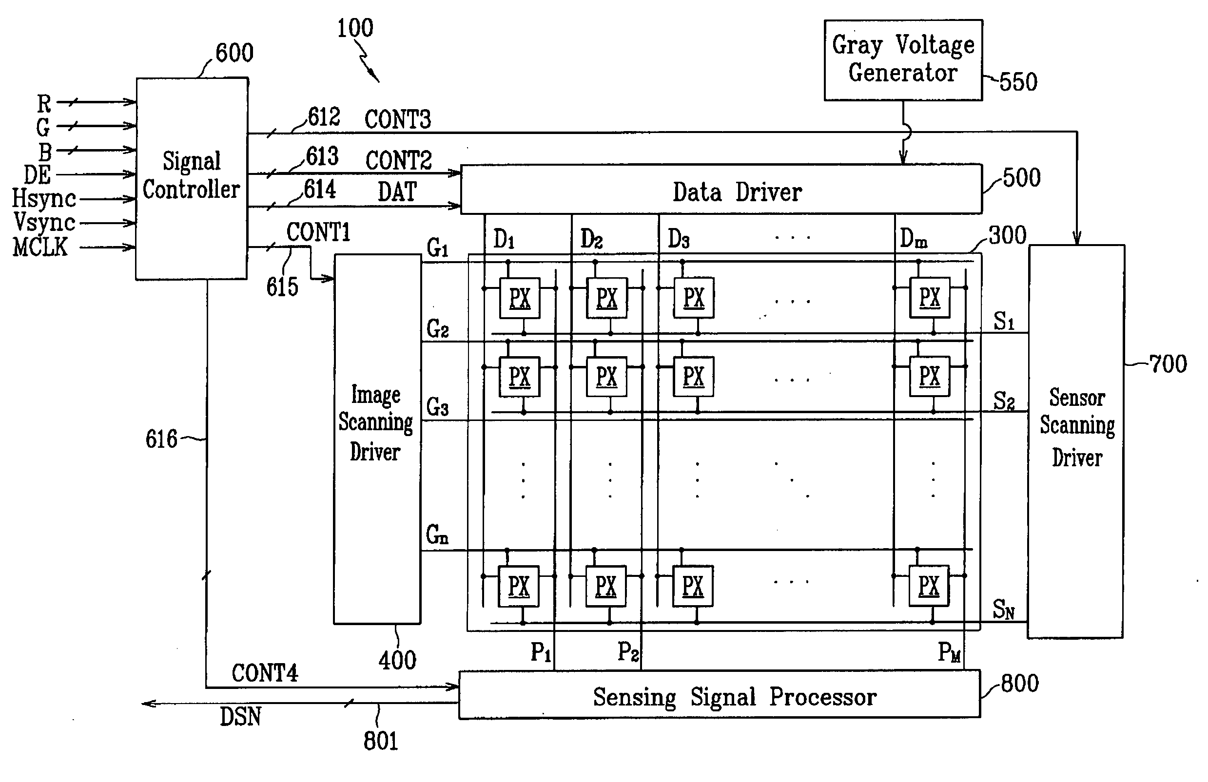 Display device and driving apparatus thereof