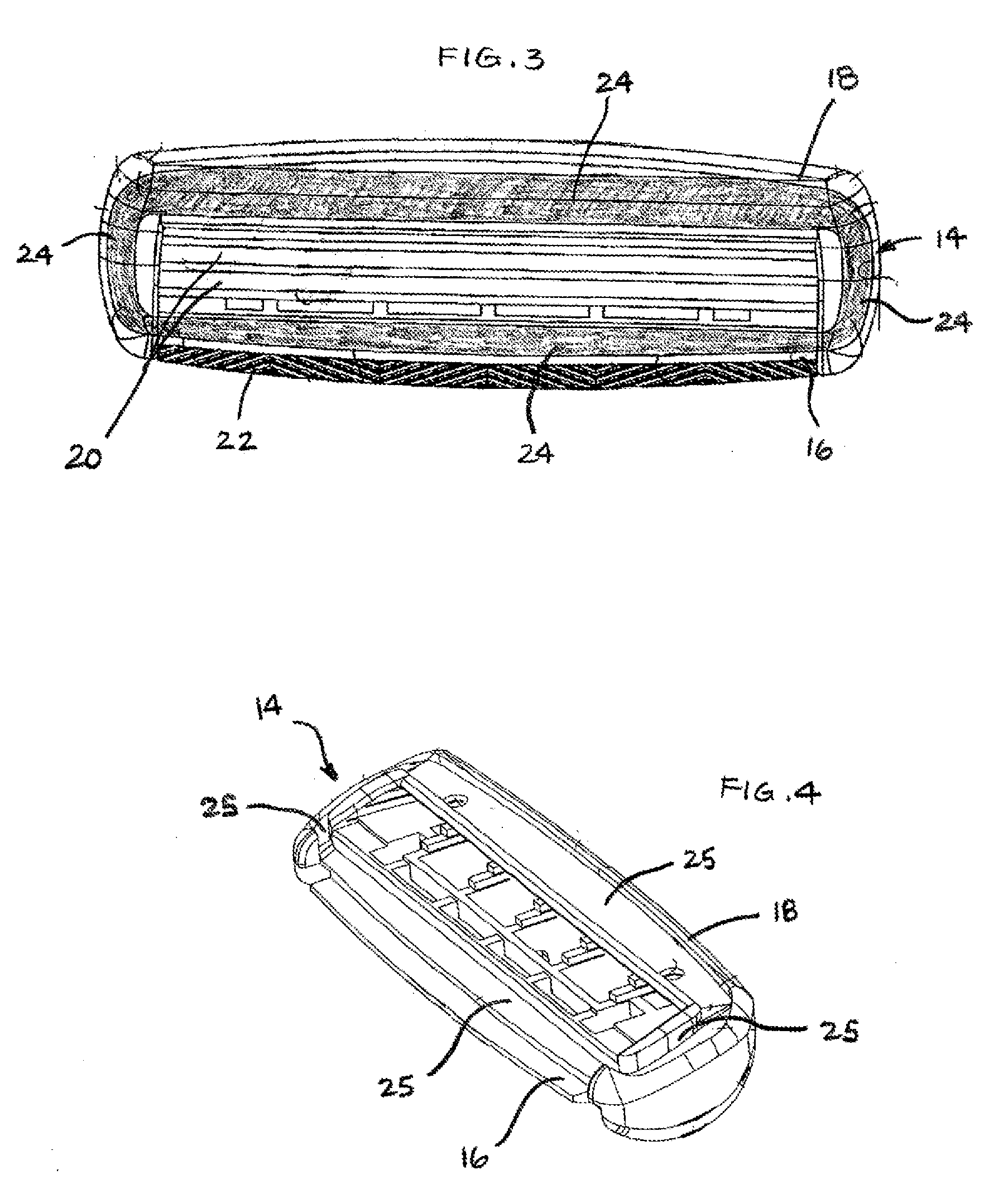 Shaving aid material