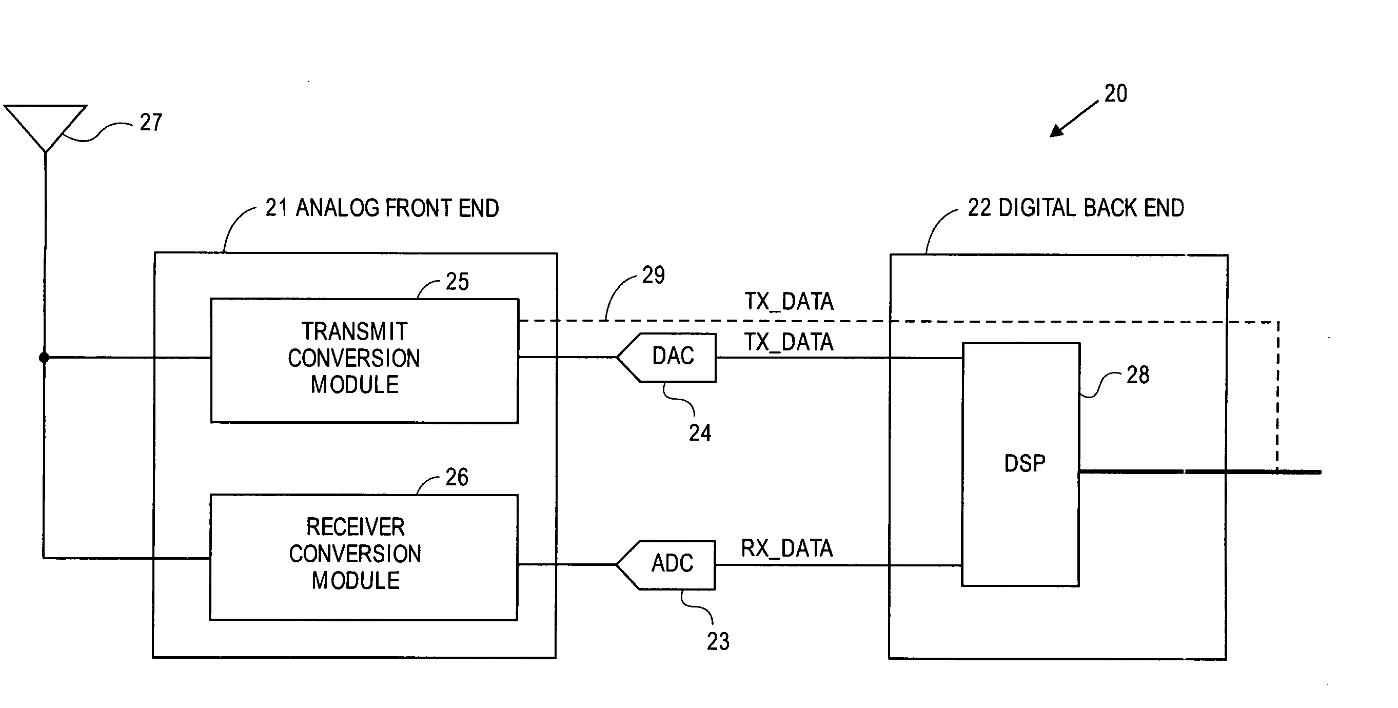 Multi-protocol radio frequency identification reader transceiver