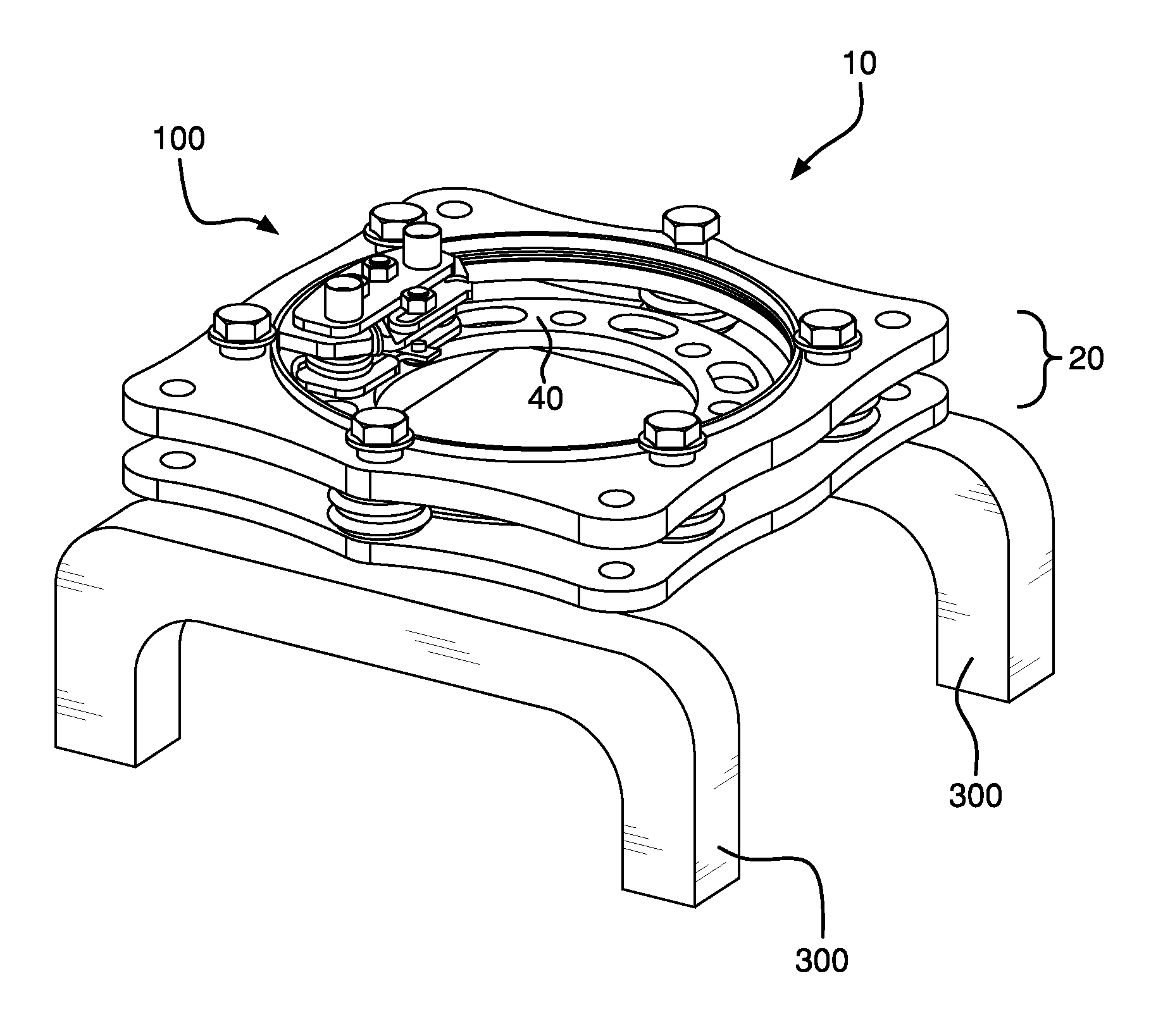 Seat swivel with brake for infinite rotational position adjustment