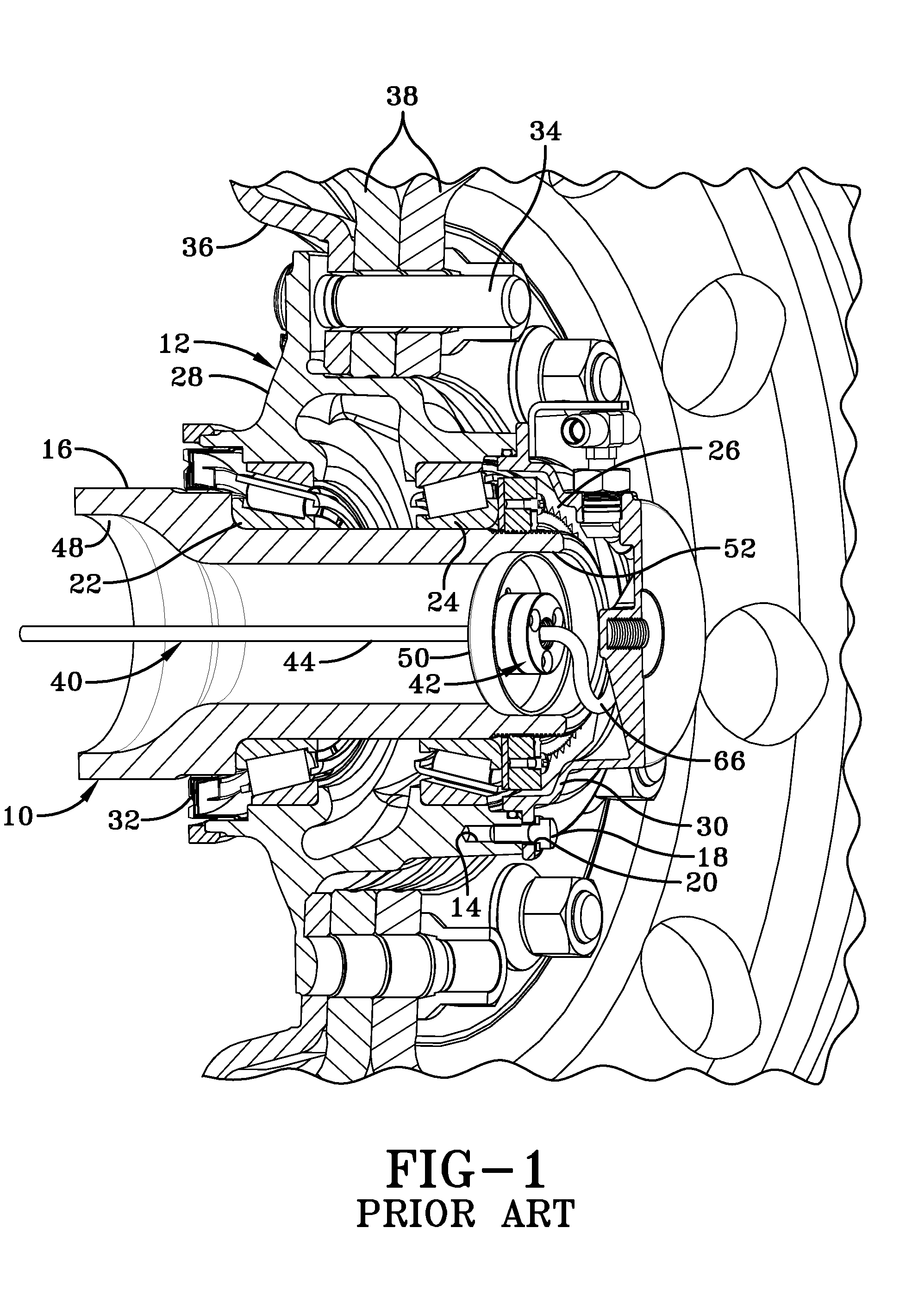 Integrated rotary union and hub cap