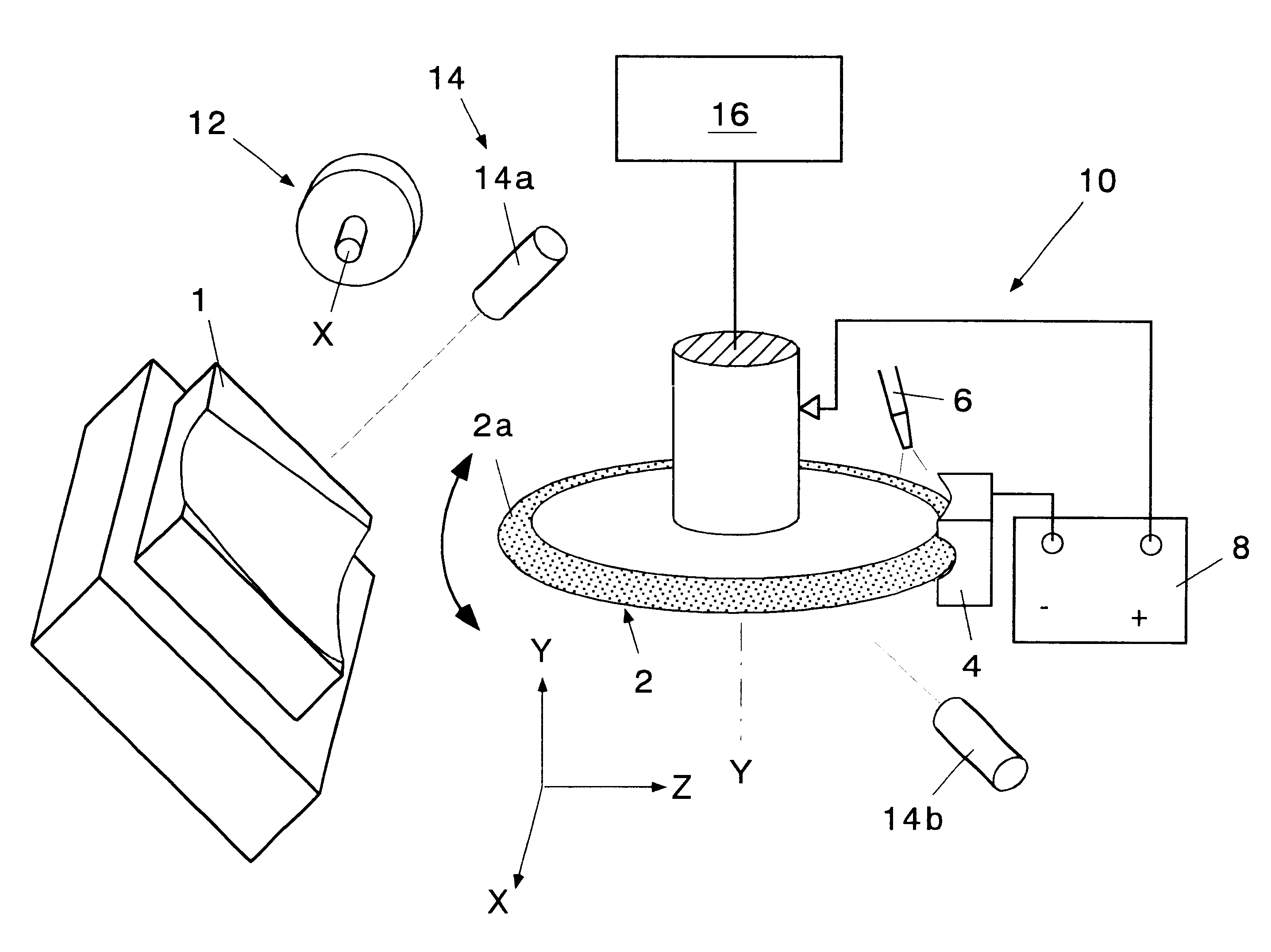 Method of grinding an axially asymmetric aspherical mirror