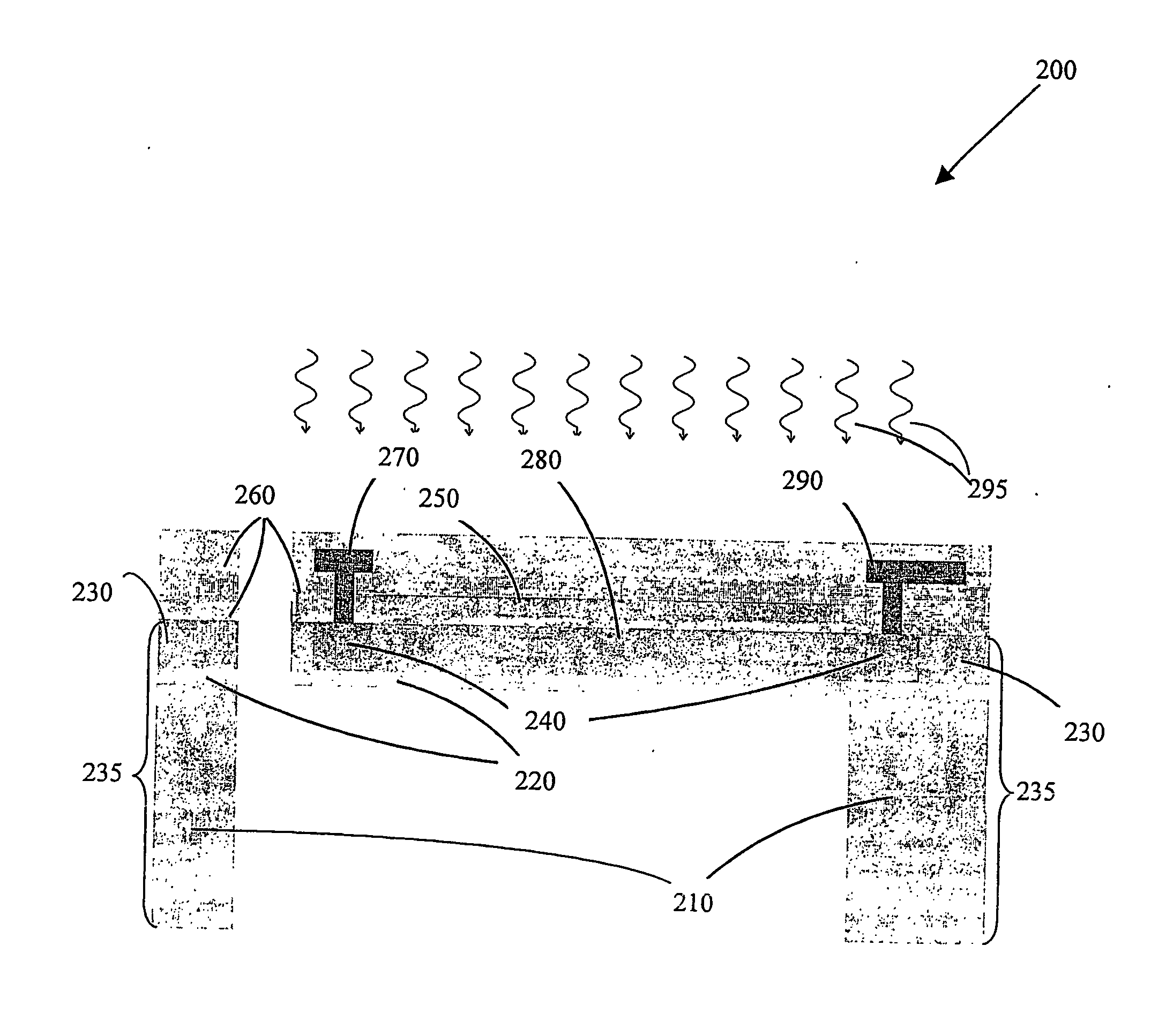 Tmos-infrared uncooled sensor and focal plane array