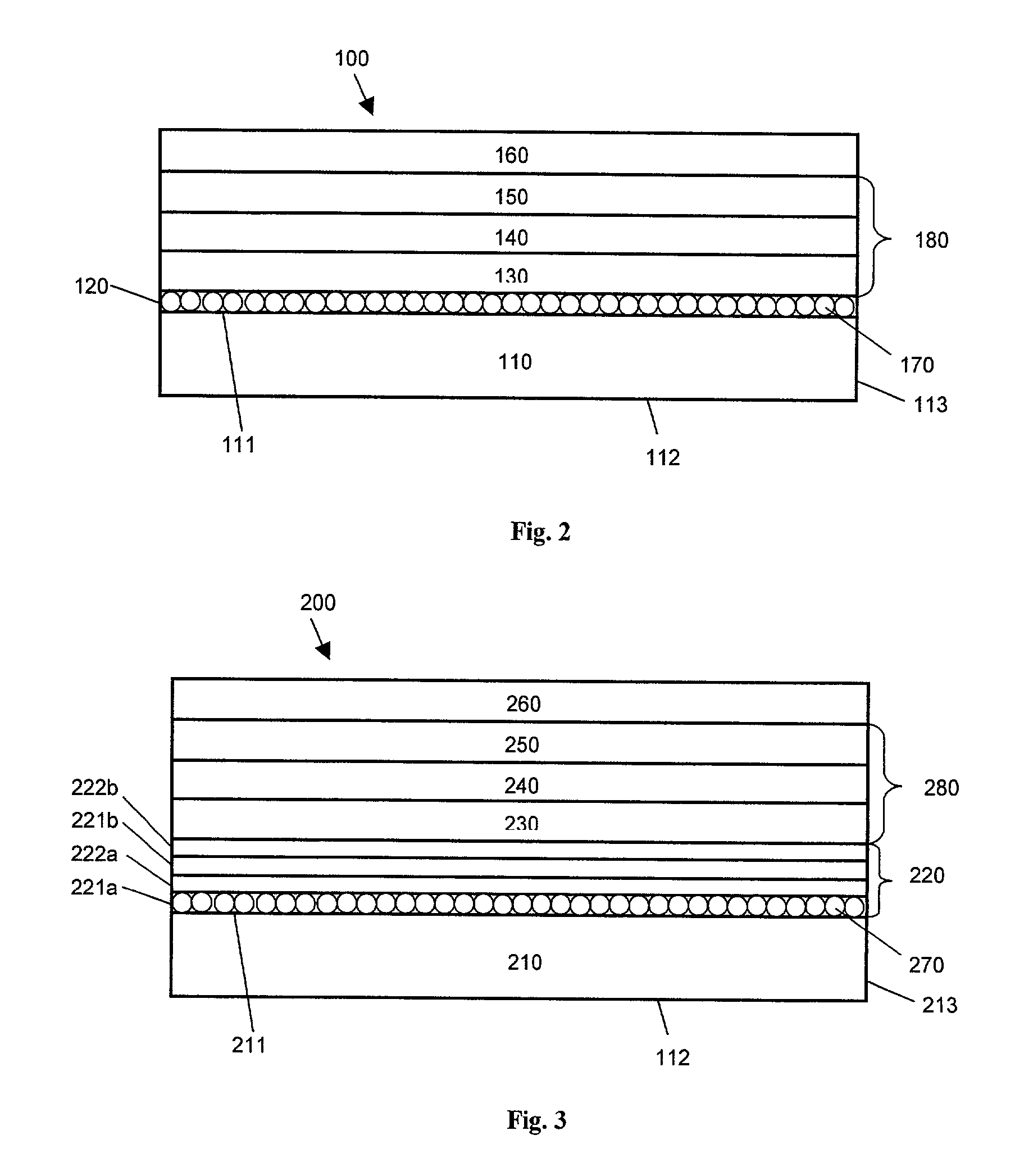 OLEDs having increased external electroluminescence quantum efficiencies