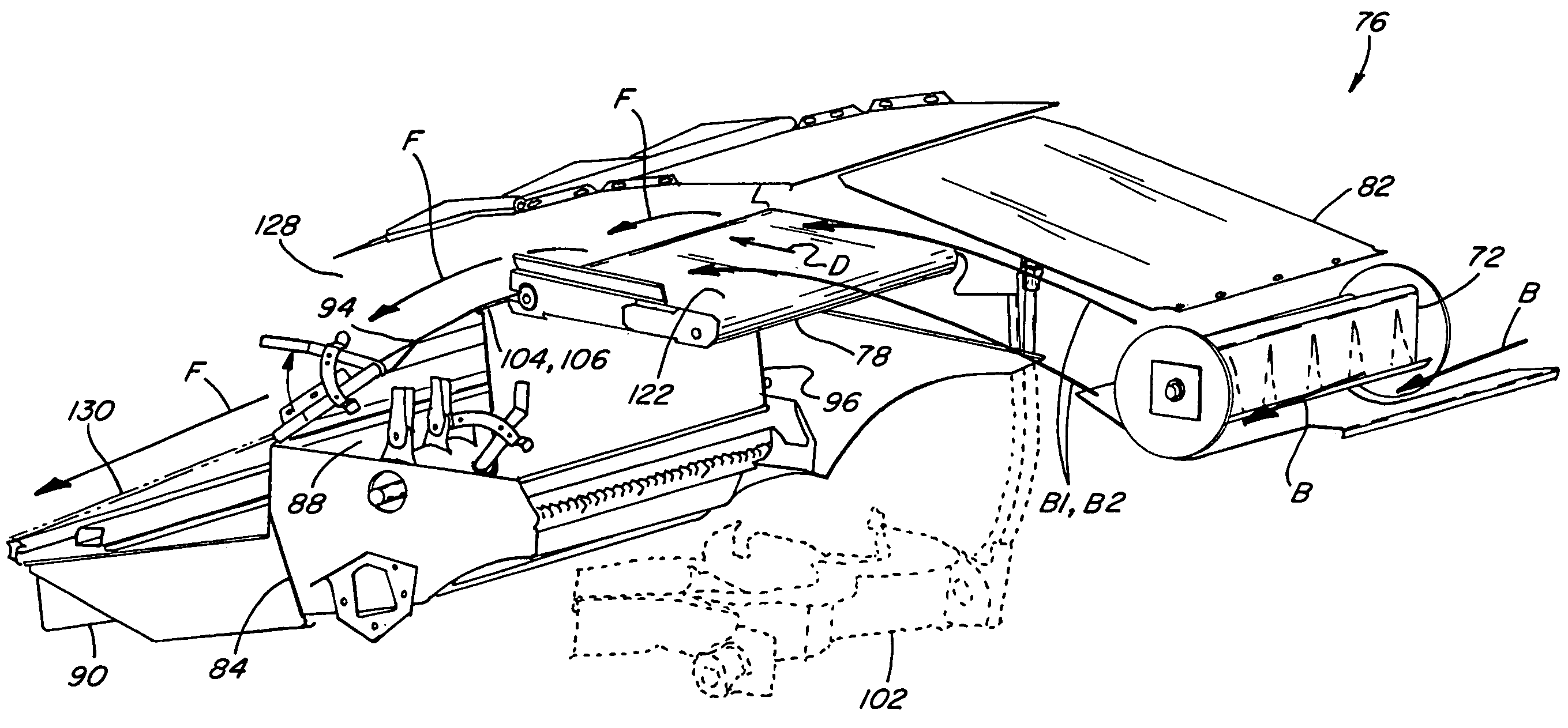 System and method for positively discharging crop residue from a combine