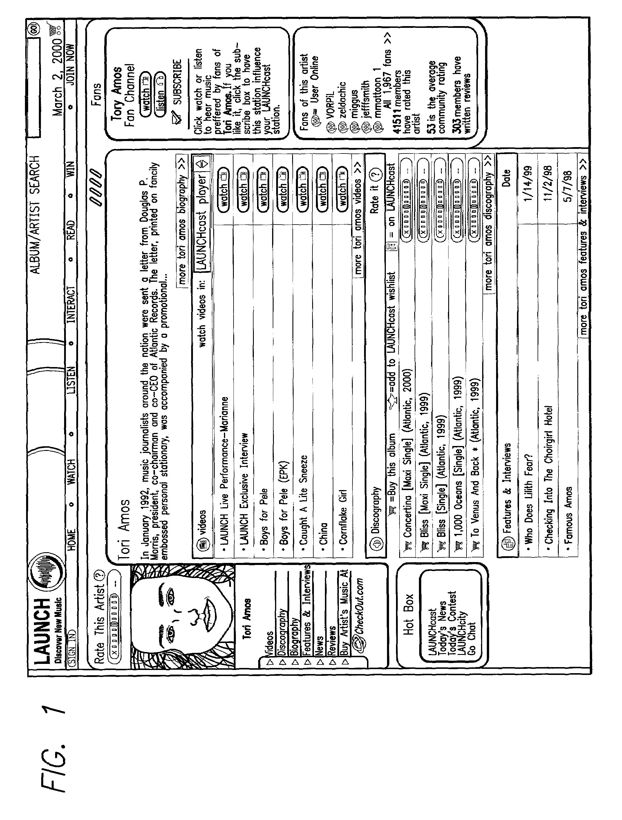 Online playback system with community bias