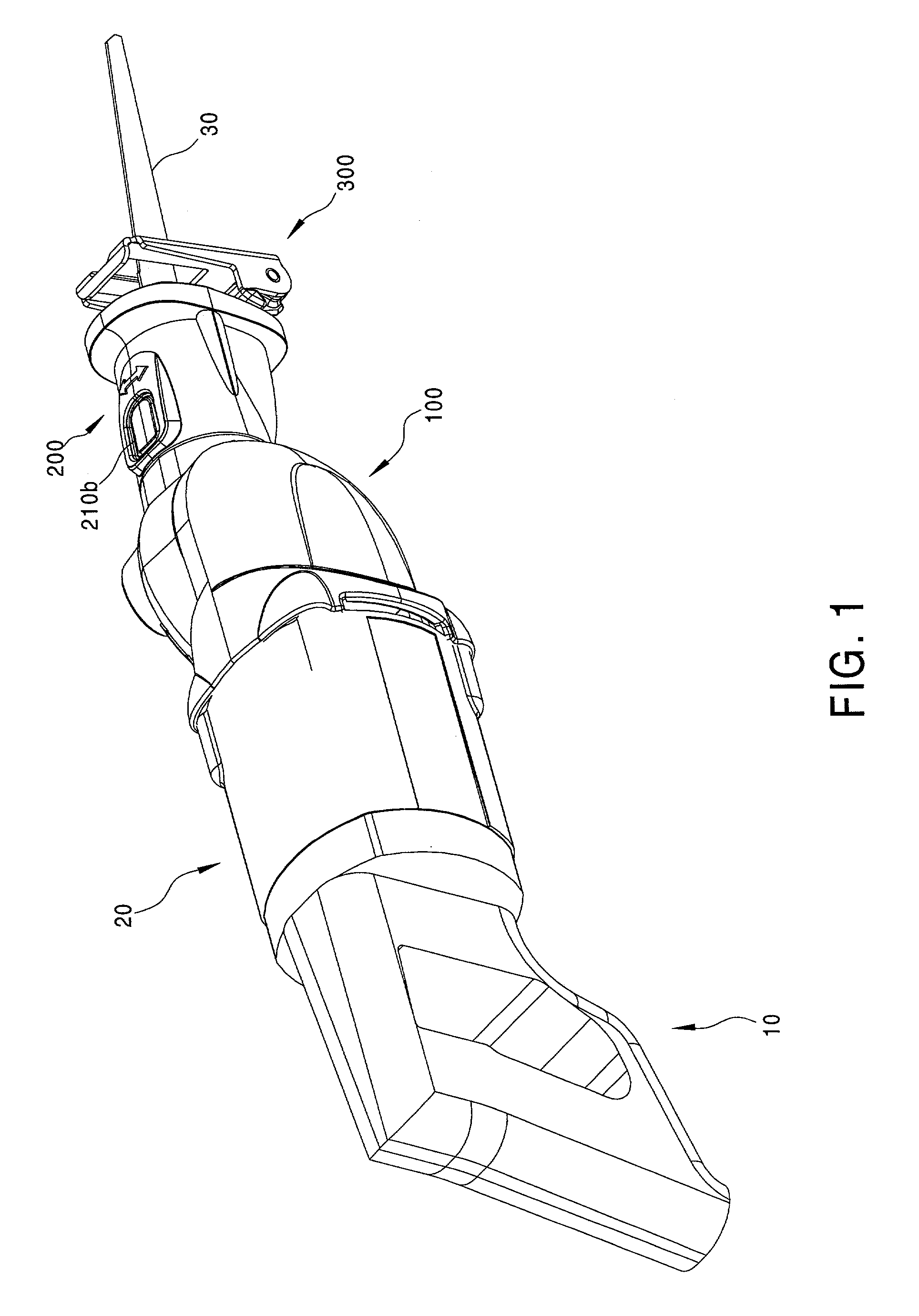 Adjustable reciprocating saw