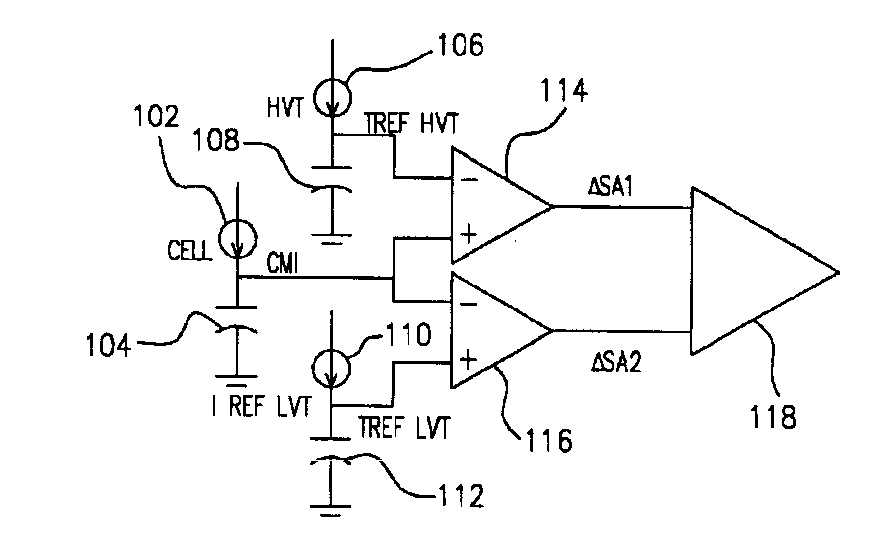 Dual reference cell sensing scheme for non-volatile memory