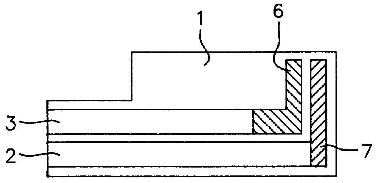 Enzyme electrode structure