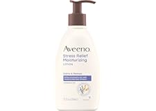 Aveeno Stress Relief Moisturizing Body Lotion with Lavender, Natural Oatmeal and Chamomile & Ylang-Ylang Essential Oils to Ca