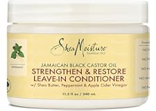 SheaMoisture Jamaican Black Castor Oil Leave In Conditioner For Damaged Hair 100% Pure Jamaican Black Castor Oil To Soften An