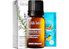 Gya Labs Rosemary Essential Oil - 100% Natural Rosemary Oil for Hair, Skin & Scalp, Rosemary Essential Oil for Diffuser & Can