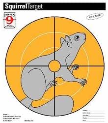 Amazon.com : Critter Targets, Squirrel Paper Target, 20 Per Pack ...