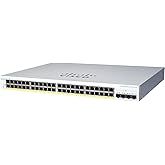 Cisco Business CBS220-48T-4G Smart Switch | 48 Port GE | 4x1G SFP | 3-Year Limited Hardware Warranty (CBS220-48T-4G-NA)