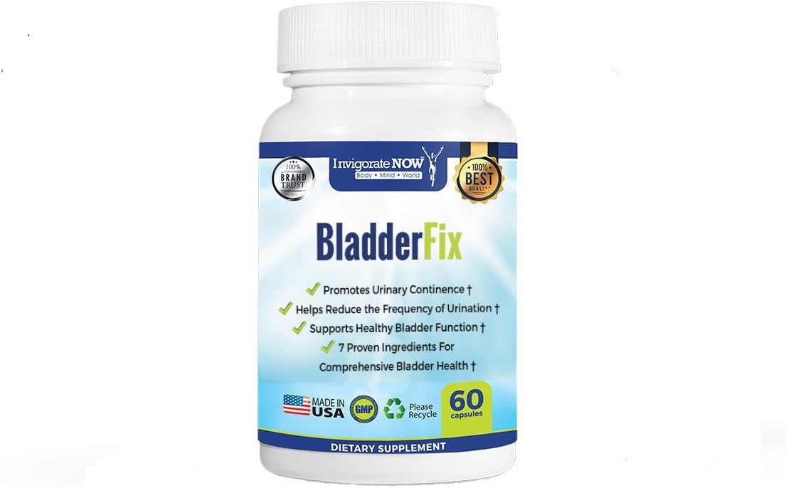 Amazon.com: Bladder Fix by InvigorateNOW. Prostate Support, Overactive Bladder Control for Women ...