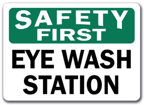 Buy Safety First Sign - Eye Wash Station - 10