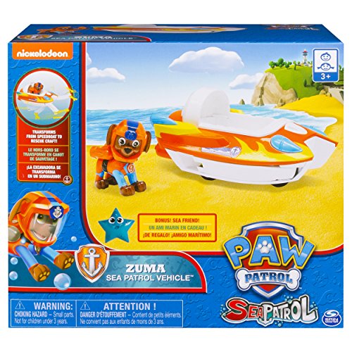 Paw Patrol Sea Patrol – Zuma’s Transforming Sea Patrol Vehicle with ...