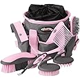 Weaver Leather Horse Grooming Kit, 7-piece Horse Brush Set with Organizer Tote Bag, Equine Care, Horse Tack Room Equipment, G