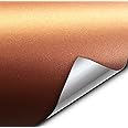 VViViD+ Matte Metallic Copper Rust (Ghost) Vinyl Wrap Roll (1ft x 5ft)